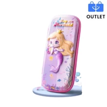 OUTLETMAYOREO Paquete de cinco Lapiceras para niña con dibujo 3D con compartimentos - Rosa - Ver 4