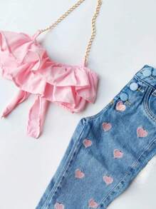 Young Girls Sets - 淺粉色 - 查看 4