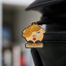 Cochi Vainilla Cochinitos Aromatizantes para auto hogar oficina 1 pza - Dorado - Ver 1