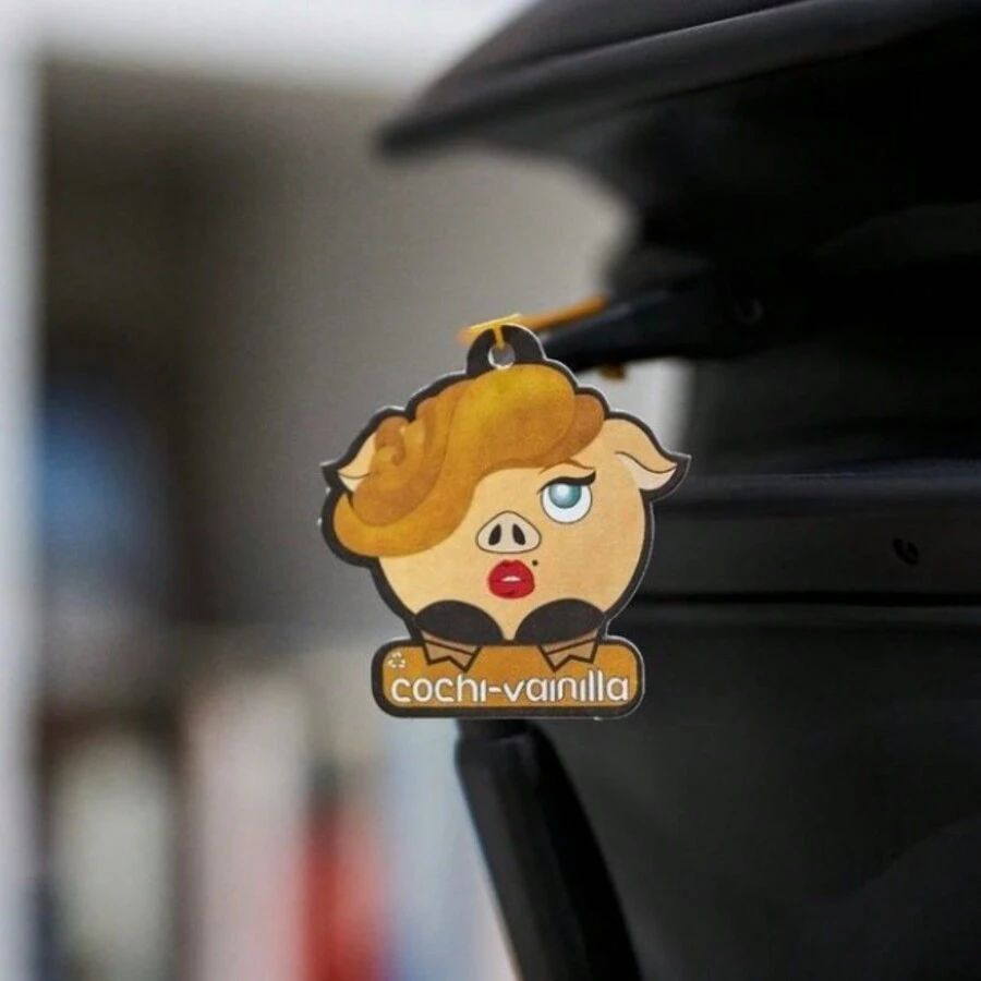 Cochi Vainilla Cochinitos Aromatizantes para auto hogar oficina 1 pza - Dorado - Ver 1