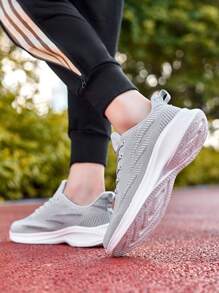 時尚休閒風格男鞋,戶外運動運動鞋,純色,耐磨,透氣,防滑,低領口,綁帶式,低跟,男士休閒鞋,網球鞋,跑步鞋,春秋季節