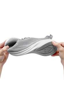 時尚休閒風格男鞋,戶外運動運動鞋,純色,耐磨,透氣,防滑,低領口,綁帶式,低跟,男士休閒鞋,網球鞋,跑步鞋,春秋季節