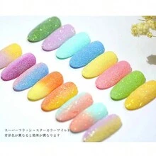 14色全息超微粉彩虹閃光鑽石,雷射反光耀眼顏料,適用於派對化妝、樹脂工藝或珠寶製作 - 青檸色 - 查看 4