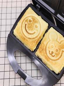 Sandwichera multifuncional con estampado de dibujos animados, Tostadora bonita para desayunos familiares y amigos - Multicolor - Ver 2