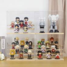 1入組3層香水收納架,30cm/11.81英吋實木階梯展示架,手工製作的模型展示架,居家實木動畫模型梯形積木展示架 - 3層-30cm - 查看 6