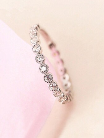 BALMORA 1 Pieza Anillo De Moda Minimalista De Alta Calidad Con Fino Plata S925 Para Mujeres, Regalo Para Novia