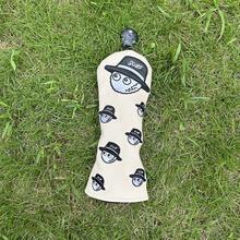 1pc Fun And Protective Golf Headcovers For Driver And Fairway Clubs -Cartoon Pattern Golf Accessories For Men Golf Equipment Golf Gift - Beige - View 4