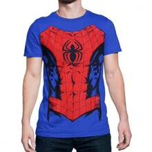 Suit-Up Men's Costume T-Shirt - Blue - View 1