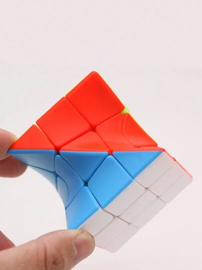 Asymmetrical Shape Twist Puzzle Magic Cube, Brain Teaser And Stress Relief Toy
