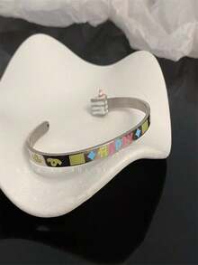 A Cute Bear And Elephant Bracelet Is Perfect For A Gift - Alphabet Bracelet - View 2