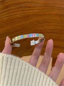 A Cute Bear And Elephant Bracelet Is Perfect For A Gift - Alphabet Bracelet - View 4