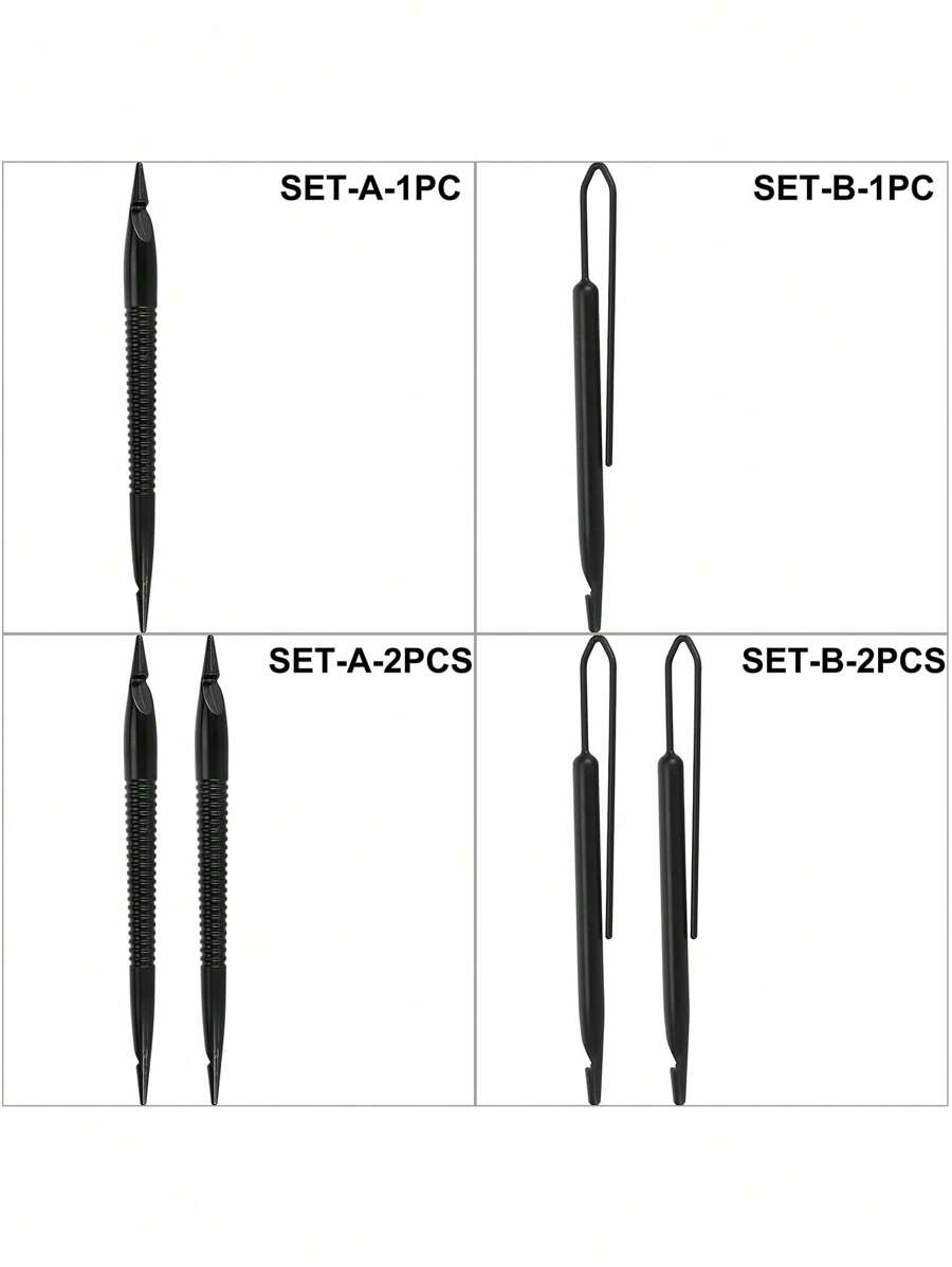 Hair Braiding Tool, Dual Ended Dreadlock Crochet Needle, Interlocking