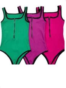 Women Tank Tops & Camis - 玫瑰紅 - 查看 2