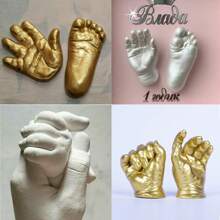 Baby Handprint & Footprint Memory Set 3d Baby Handprint And Footprint Cast Kit, For Infant Hand And Foot Casting Diy - Multicolor - View 8