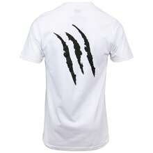 Marvel  Comic Graphic Monotone T-Shirt With Slashes Back Print - White - View 2