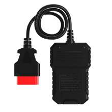 Lector de códigos de coche OBD2, herramienta de diagnóstico, escáner de código OBDII para luz de motor encendida, lector de códigos de fallas, herramienta de diagnóstico EOBD CAN para autos con protocolos OBDII desde 1996 de 12V - Negro - Ver 12