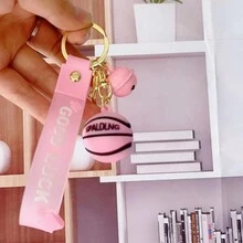 1 個籃球娃娃鑰匙圈汽車鑰匙圈吊墜 - 彩色 - 查看 4