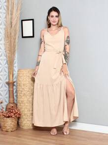 Women Dresses - Màu be - Xem 1