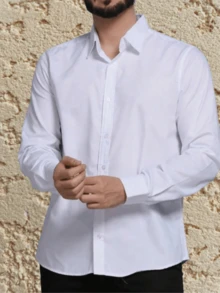 Men Shirts - trắng - Xem 3