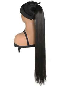 马尾辫接发 18~34 英寸女士合成长直马尾辫夹式马尾辫接发适合女孩的各种场合，包括音乐节、派对、角色扮演、假期和所有季节