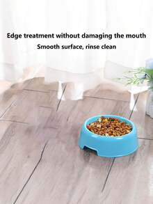 1入隨機顏色經典美式寵物碗,塑料狗碗,糖果色適用於小狗、小貓和貓咪 - 彩色 - 查看 8