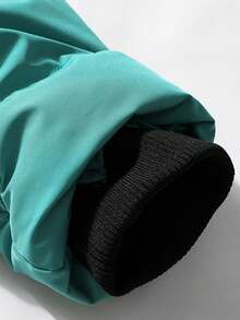 加厚立領棉袄,冬季外套,男女均可 - 水鴨藍 - 查看 5