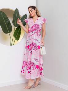 Women Dresses - 粉色 - 查看 3