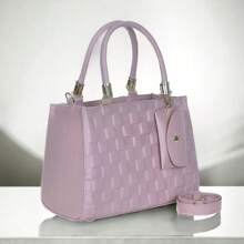 Women Shoulder Bags - 乾枯玫瑰色 - 查看 2