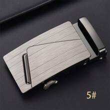 1 件男士自動扣皮帶扣,高端皮帶扣,皮帶針扣配件 - 銀色 - 查看 8