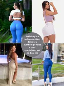 Short Panty Reducer Measurements With Padding Lifts Butt - Nhiều màu - Xem 4