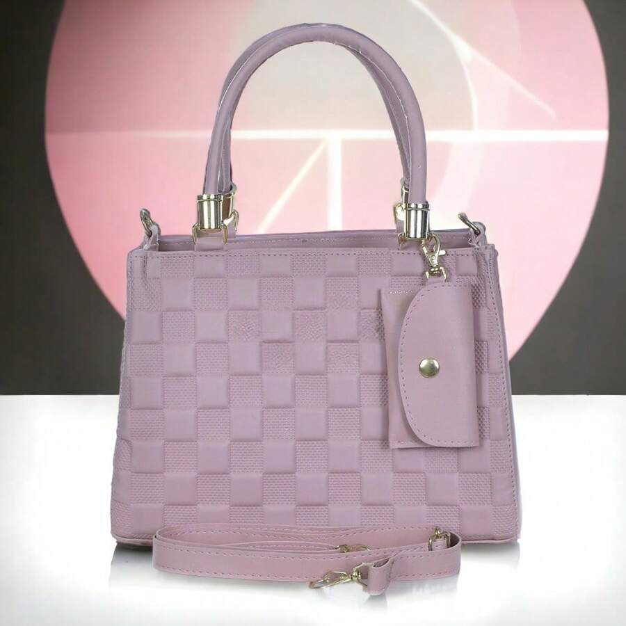 Women Shoulder Bags - 乾枯玫瑰色 - 查看 1