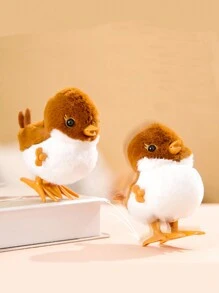 1pc Lovely Jumping Sparrow Wind-Up Toy, Random Color Of Decoration - Multicolor - View 7