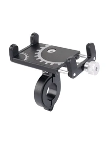 1入鋁合金自行車、摩托車、山地車、電動車用手機架,導航必備 - 黑色 - 查看 1