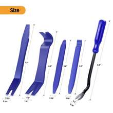 750入組車用固定夾+5入藍色工具+5入綁帶+20入隔音墊,多種款式的車用固定夾。適用於車身固定螺絲,尼龍塑料夾 - 黑色 - 查看 4