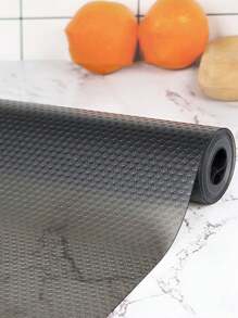 1PC Drawer Mat, Cabinet Kitchen Mat, Multi-Function Anti-Dust Anti-Slip Mat, Refrigerator Mat - Black - View 3