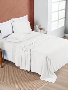 Sheet Sets With Pillowcases - 白色 - 查看 4