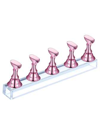 Nail Stand For Press On Nails Display, Magnetic Fake Nails Holder For Painting Nails Practices, Beginner Acrylic Nail Art Kit Accessories, Nail Salon Equipment And Decor