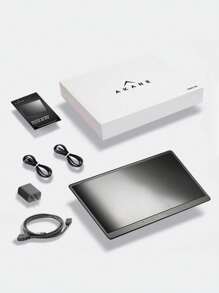 Akane Monitor Portátil Full HD de 15.6 Pulgadas para Laptop, Tablet y Celular, Compatible con todos los sistemas operativos y Consolas de Videojuegos, Pantalla Portable Ultraligera con Entradas USB-C y HDMI - Negro - Ver 8