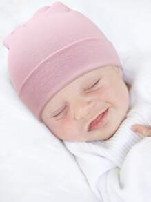 4sets Baby Hats And Mittens Infant Beanie Gloves NoScratch Set Newborn Hospital Hat For Boys Girls