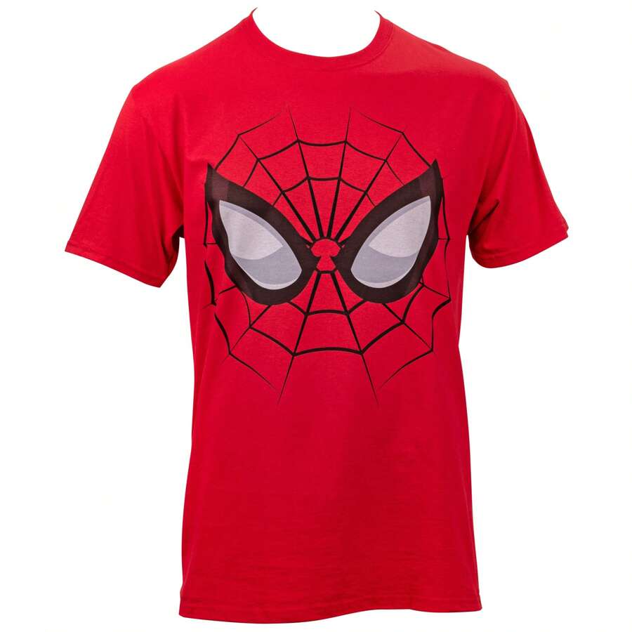 The Amazing Spider-Man Face Men's T-Shirt - Red - View 1