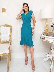 Women Dresses - Màu xanh ngọc - Xem 2