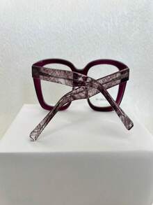 Women Eyeglasses - 酒紅色 - 查看 4