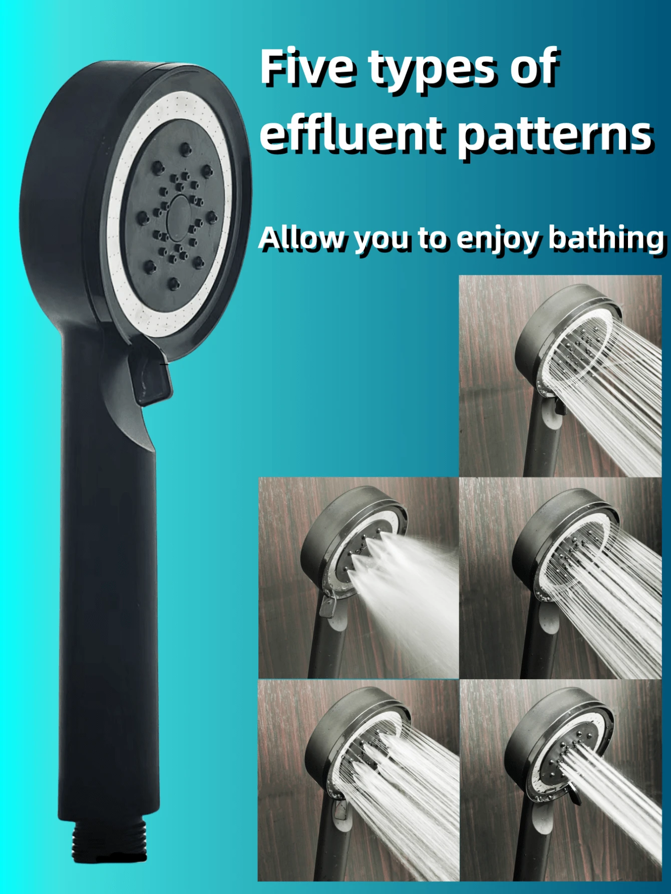 A Shower Head With BuiltIn Pressure Boosting And High Flow Rate SHEIN EUR