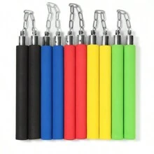 1pc Sponge Nunchucks Toy For Beginners To Practice Martial Art/Karate In Dojo - Blue - View 4