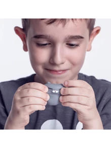 創意卡通硅膠可愛小貓捏壓減壓彈回玩具 - 彩色 - 查看 2