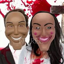 Máscara La Purga 2pcs Hombre Mujer Disfraz Pareja Halloween - 2 mascarillas - Ver 2