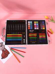 Kit de arte 50 piezas Set de arte con maletín - Blanco y Negro - Ver 5