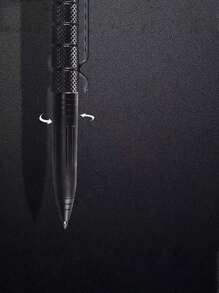 戶外自衛B2钨鋼頭戰術筆多功能筆，配有破窗器和求生哨 - 彩色 - 查看 5