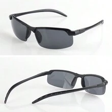 1 件装 男士 黑色 新款时尚 眼镜框 防眩光 - 黑色 - 查看 2