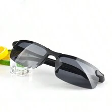 1 件装 男士 黑色 新款时尚 眼镜框 防眩光 - 黑色 - 查看 1